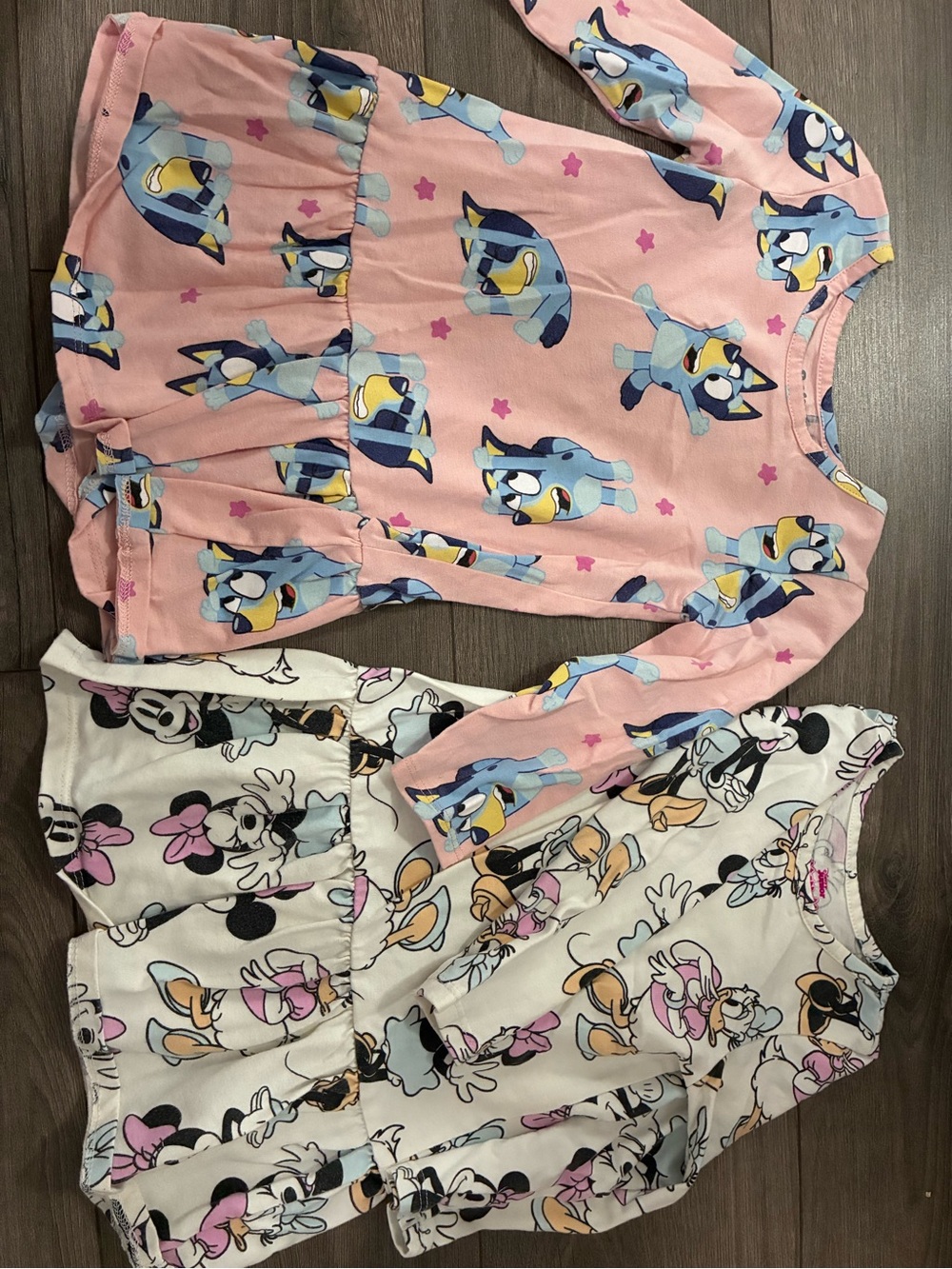 Bluey and Minnie girls dresses - 2T